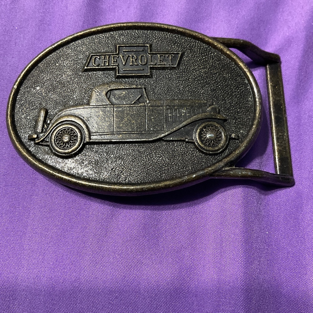 Chevrolet belt buckle. M190